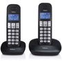 PDX-1120 DECT telephone with 2 handsets black PDX-1120 8712412675357