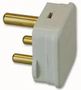 15A FUSED ROUND PIN PLUG (5A FUSED) 643WHI