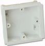 MOUNTING BOX, 1GANG, 25MM DEEP, WHITE VTS/6025 WHI