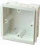 MOUNTING BOX, 1GANG, 35MM DEEP, WHITE VTS/6035 WHI