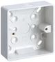 BOX, 1GANG, PVC, 32MM, SURFACE MOUNT K2181 WHI