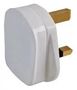 UK MAINS PLUG, 240V, 13A, WHT 9248 WHT 5A