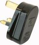 UK MAINS PLUG, 240V, 13A, BLK 9248 BLK 5A