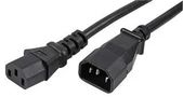 POWER CORD, 10A, IEC C14-IEC C13, 3M PE01090