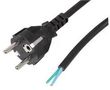 LEAD SCHUKO TO BARE END 10A BLK 2M PE01072