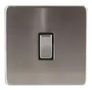 SWITCH 1 GANG BRUSHED CHROME BC1801