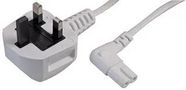 MAINS POWER CORDS HTP-HC8RAWHT1M