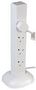 EXTENSION TOWER 8 GANG WHITE USB 2M PEL00134