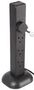 EXTENSION TOWER 8 GANG BLACK USB 2M PEL00135