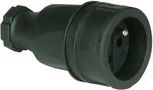 BELGIUM/FRENCH BLK RUBBER CONN IP20 2410-SC
