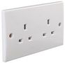 UNSWITCHED SOCKET DOUBLE CURVE PEL01396