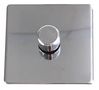 DIMMER SWITCH 1G 250W P-CHROME SCREWLESS PELB1133