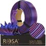 3D plastikas PLA blizgantis įvairiaspalvis (Galaxy rainbow Andromeda) 1kg refill pakuotė Rosa3D PLA-GalRainAndr-1R-R