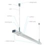 LED Profile LUMINES type A silver anodized 1 m PROF-A-1Ms 5901854770437