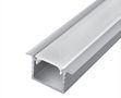 Profilis aliuminis anoduotas LED juostoms įleidžiamas, gilus GROOVE MAX, 2m PROF-GROMAX-2Ms