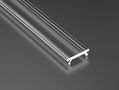 Dangtelis PMMA skaidrus profiliams LUMINES SLIM X 2.02m PROF-SLIM-TRANS2