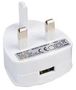 USB CHARGER, 5V 1.2A WHITE PEL00314