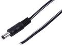 LEAD 2.5MM DC PLUG TO BARE END 3M PELB2065