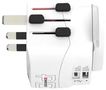 TRAVEL ADAPTER, PRO LIGHT USB, 7A/250V 1.302473