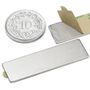 Magnetas 40x12x1mm, priklijuojamas NdFeB N35 MAG/40x12x1/NEO/G 7640155436465