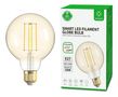 Lemputė LED Wi-Fi filament E27, 230V, 4.9W, 470lm, 2700K - 6500K, CCT, G95, valdoma programėle, TUYA / Smart Life, WOOX R5139 8435606714952