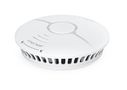 Smart ZigBee indoor wireless smoke alarm single unit with siren, 2 x AAA, white, WOOX R7049 8435606701273