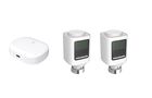 Радиаторный термокран комплект ZigBee TUYA, 2х головка + ZigBee - WiFi мост, WOOX R7067-KIT 8435350741679