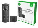 Bevielis išmanusis Wi-Fi  durų skambutis su vaizdo kamera 1080P, TUYA, WOOX R9061 8435606710343