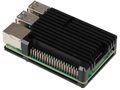 Raspberry Pi 4B алюминиевый корпус черный JOY-IT RB-AlucaseP4+07 4250236819365