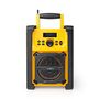 FM Radio | Jobsite Radio | FM | Battery Powered / Mains Powered | Digital | 15 W | Screen size: 2.2 " | Blue White Screen | IPX5 | Carrying handle | Black / Yellow RDFM3100YW 5412810326266