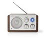 FM Radio | Table Design | FM | Mains Powered | Analogue | 15 W | IP20 | Brown RDFM5110BN 5412810337378