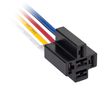 Socket for relay with wires and diode RE-LIZDAS 5900804102540; 5901436742289; 5901890038607