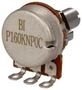 PANEL POT, 250K LOG 16MM P160KNP-0EC15A250K