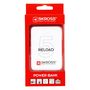 LiPo Powerbank 5000mAH 12W 2xUSB белый с кабелем microUSB SKROSS RELOAD5 7640166322092