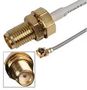 100MM 1.13 CABLE, UFL TO SMA F BULKHEAD ASMG010X113S17