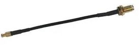 RF CABLE ASSEMBLY SMA F TO MCX M, 100MM CBA-SMA-MCX1