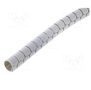 Spiralinis įviniojimas kabeliams 20mm, pilka RI-SHR-20-G