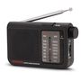 Radijo imtuvas FM/AM su 3.5mm lizdu, juodas RS-55/BK 8435256897883