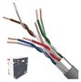 Cable F/UTP CAT6 23AWG, solid, copper, Eca CU KO/FTP/CAT6/EMOS 8592920146217