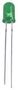LED, 5MM, PURE GREEN, DIFFUSED, 100 PACK PSG91869