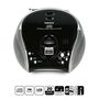 Portable stereo FM radio with CD player Black/silver SCD-24 BL/SI 8711902040255