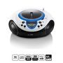 Portable FM Radio CD and USB player Blue SCD-38 USBBLUE 8711902025689