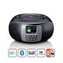 Portable DAB+/FM Radio with Bluetooth® CD Player and large LCD colour display Black SCD-860BK 8711902078265