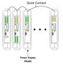 Flexible flat cable for fast connection of up to 5 SFAR-S series modules, power + RS485 SFAR-S-LINK5