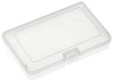 STORAGE BOX, 1 COMPARTMENT, TRANSPARENT 101VTN