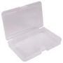 STORAGE BOX, 1 COMPARTMENT, TRANSPARENT 101VTN