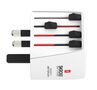 Kelioninis tinklo adapteris 230V 2.5A MUV micro kištukai AU/CN/UK/US/IT  - lizdas EU (be įžeminimo) SKROSS SKR/1102500-E 7640326820369