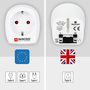 Adapteris UK kištukas - Europa lizdas 230V 7A SKROSS SKR/1500230 7640112218356; 7640166320265