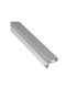 Aluminum profile with white cover for LED strip, anodized, recessed, SKYLINE, 2m SKYLINE-OP-2M-S 5900652144129