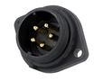 Розетка; SP21; мужская; PIN: 5; IP68; 30A; пайка; 500V; 4mm2; -25÷85°C SP2113/P5